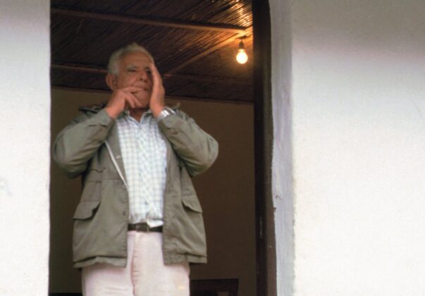 A man whistling in Silbo Gomero