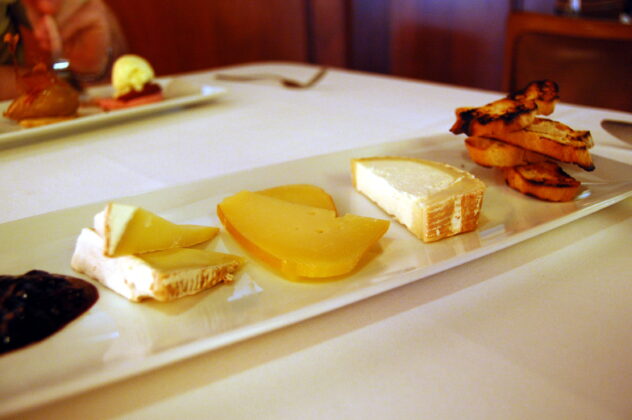 A cheese course