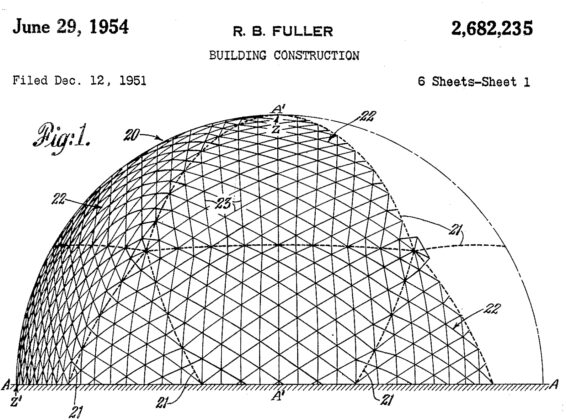 Geodesic Domes Illustration of a geodesic dome