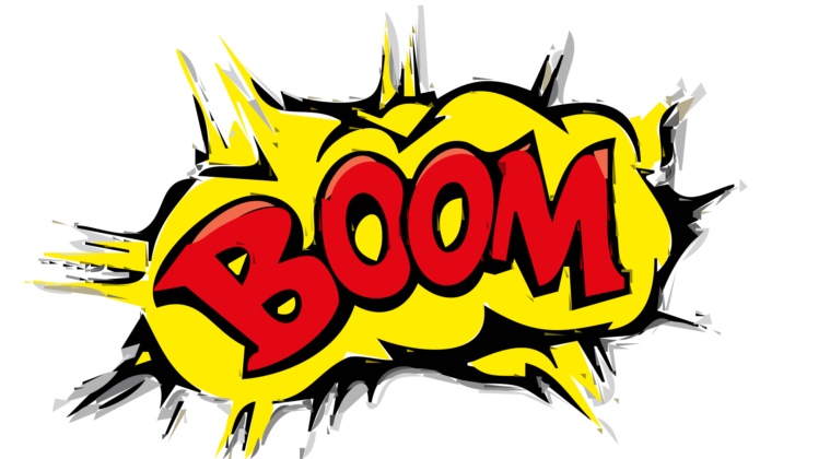 Mistpouffers The word BOOM