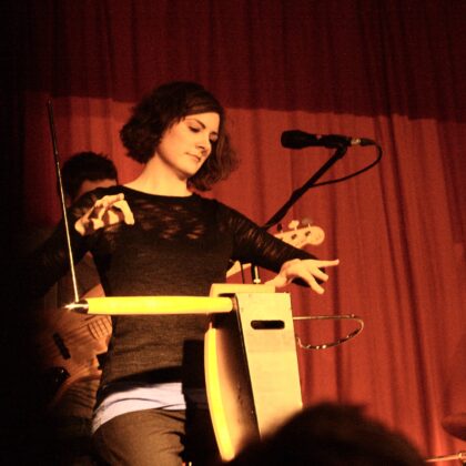 The Theremin Carolina Eyck playing the theremin