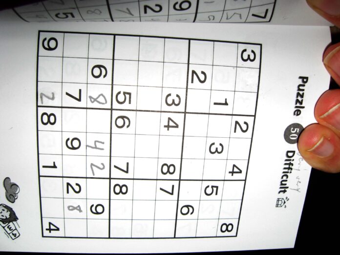 A Sudoku puzzle A Sudoku puzzle