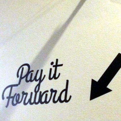Paying It Forward Pay it Forward artwork
