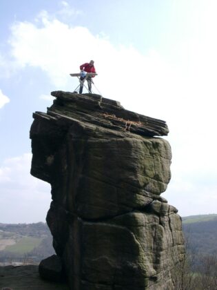 Extreme Ironing Extreme Ironing on Rivelin Needle, Sheffield, UK