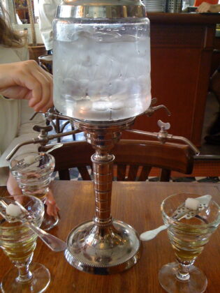 A traditional preparation of absinthe