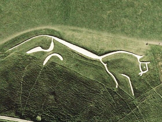 Uffington White Horse Uffington White Horse (aerial view)