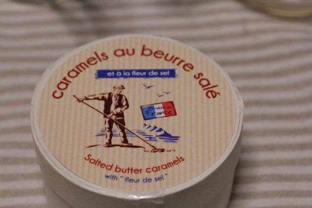 Beurre Salé A container of Societe France caramels au beurre sale