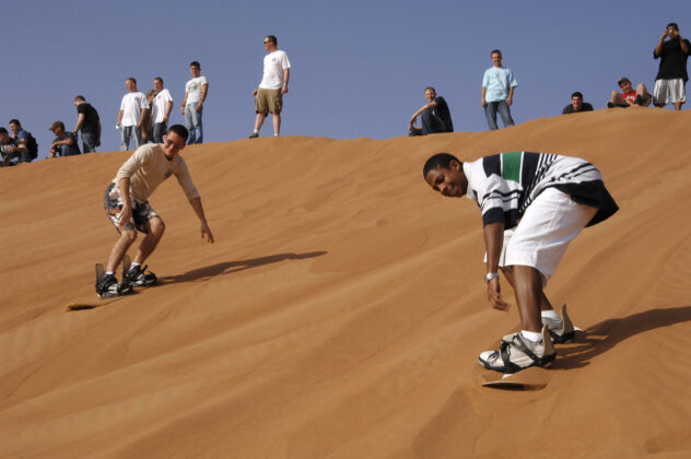 Sandboarding People sandboarding