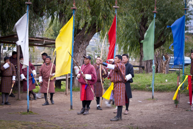 Bhutanese archers