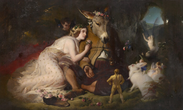 Edwin Landseer - Scene from A Midsummer Night's Dream. Titania and Bottom