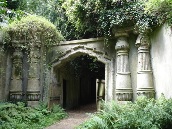 Egyptian Avenue at Highgate Cemetery