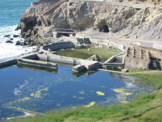 The ruins of Sutro Baths